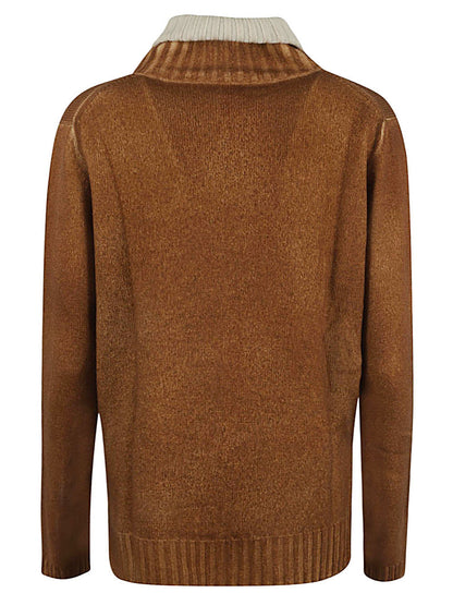 Wool and cashmere blend turtleneck sweater