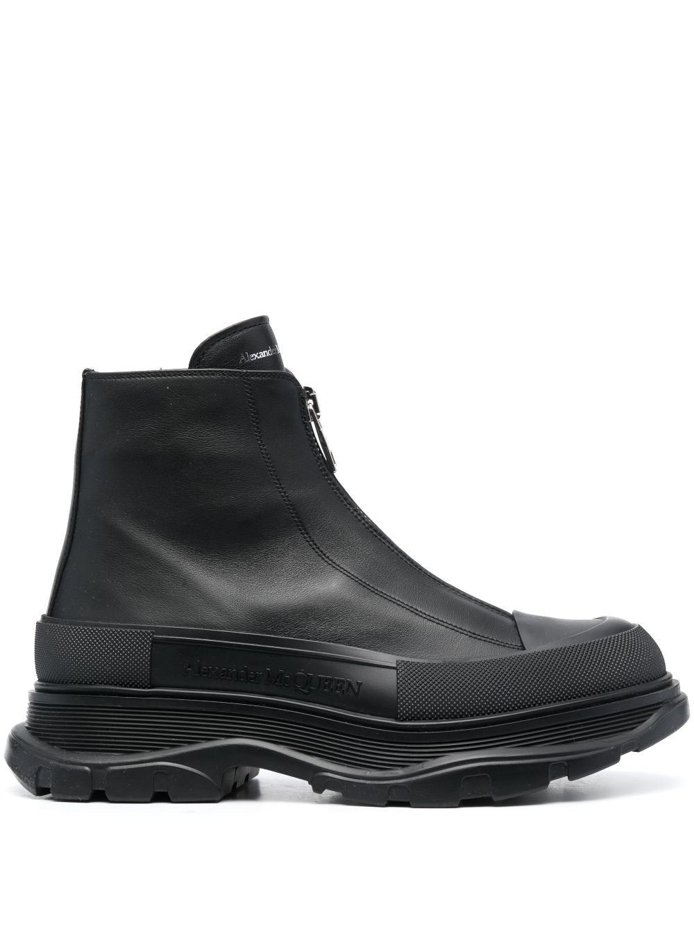 Tread slick ankle boots