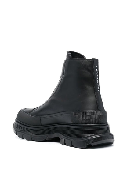 Tread slick ankle boots