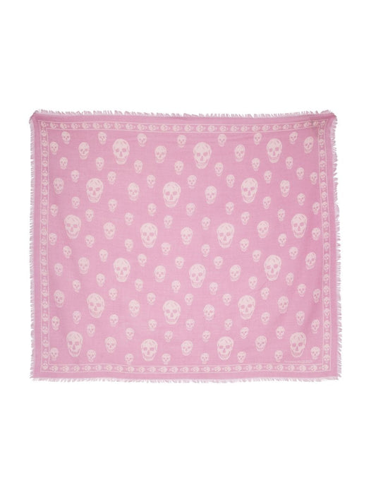 Skull wool scarf