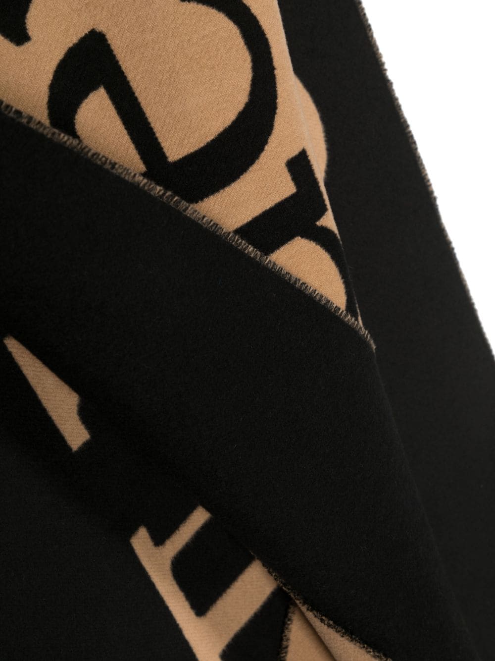 Logo cotton scarf