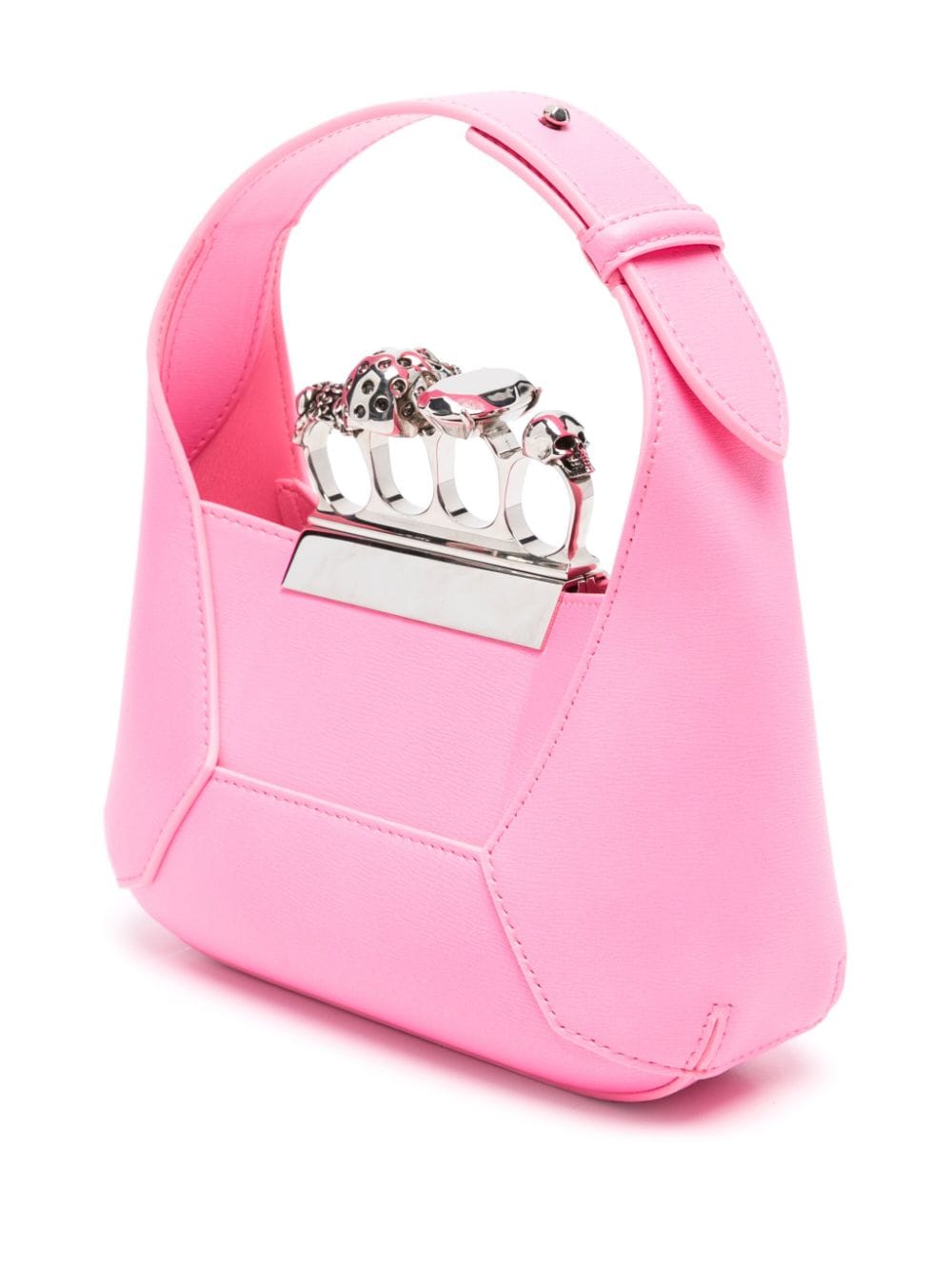 The jewelled hobo mini leather shoulder bag