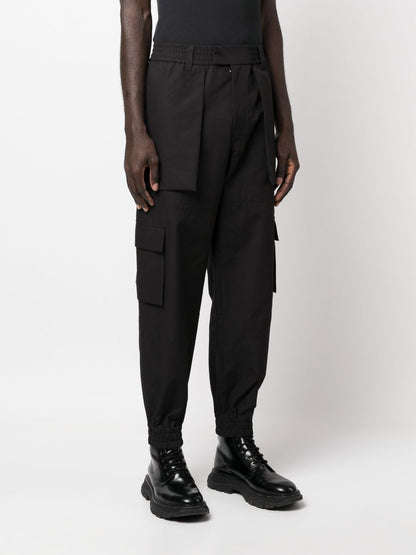 Organic cotton cargo trousers