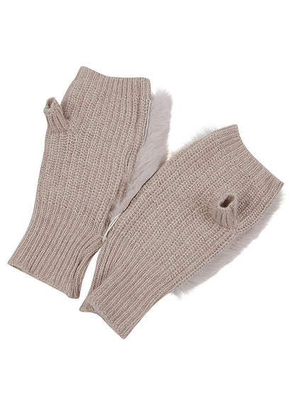 Shearling gloves