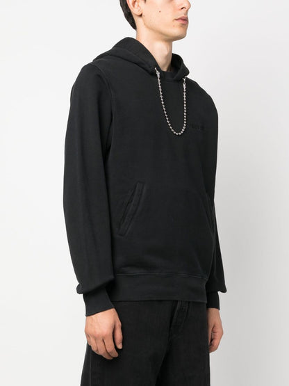 Chain cotton hoodie