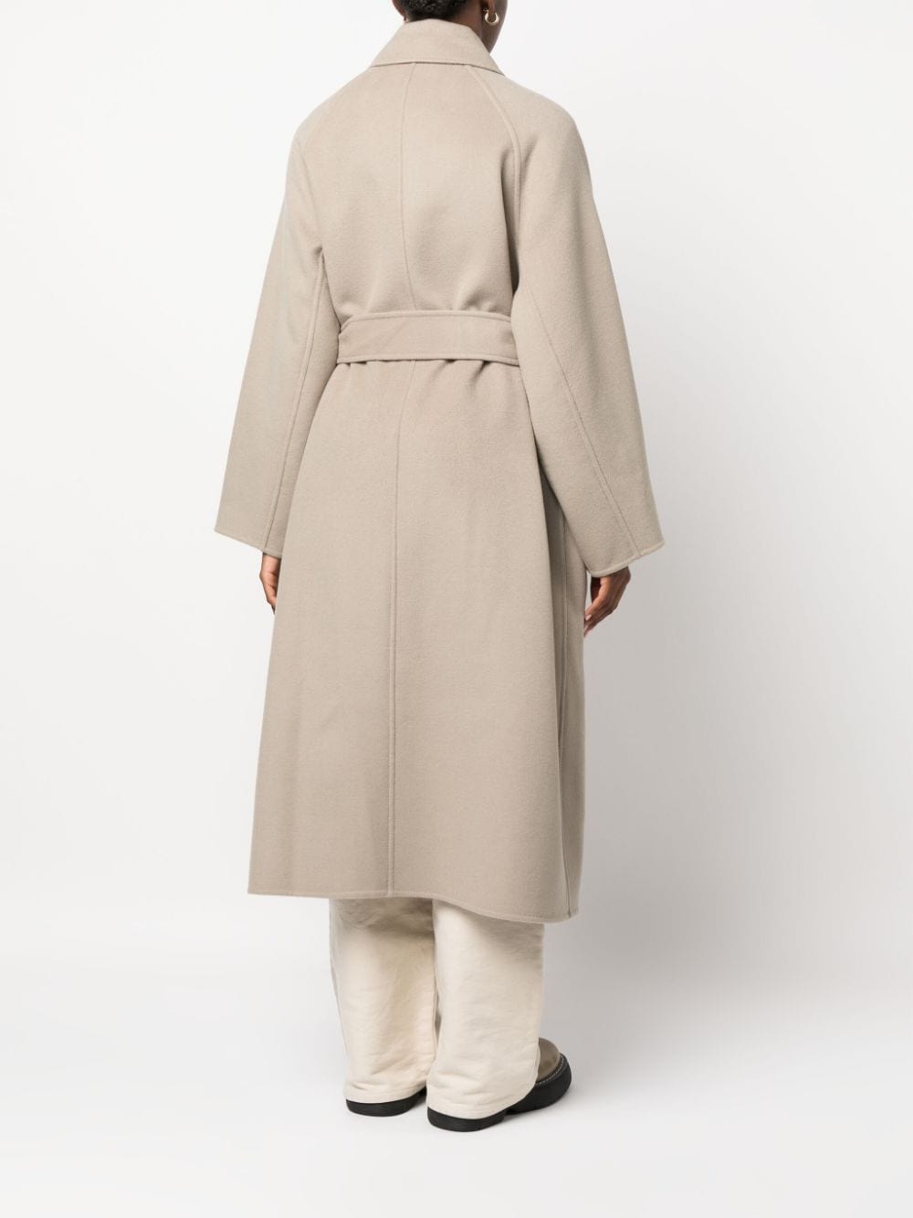 Cashmere and wool blend coat