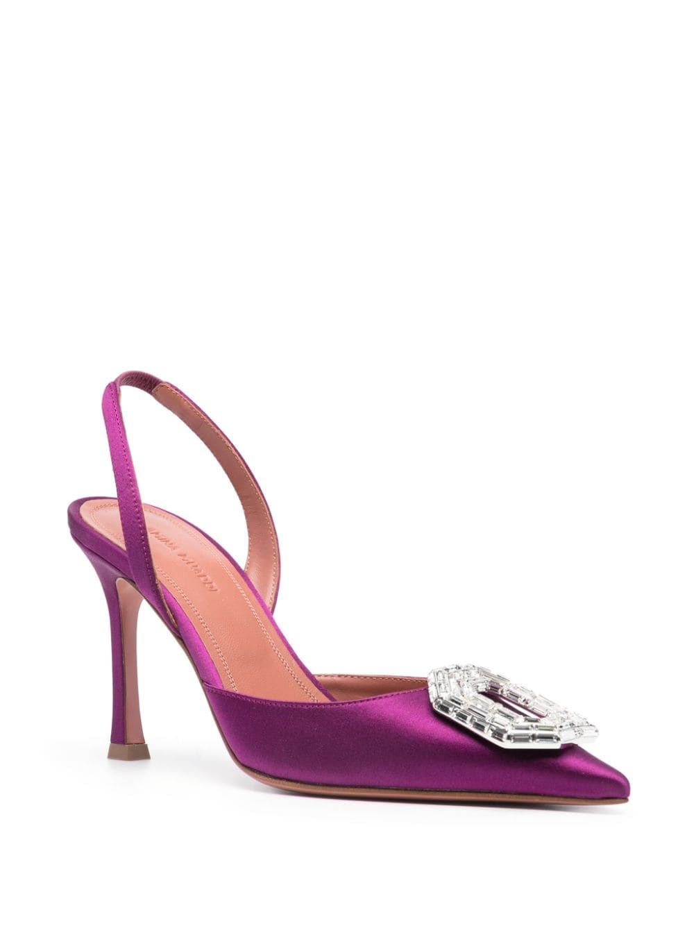 Camelia sling satin pumps