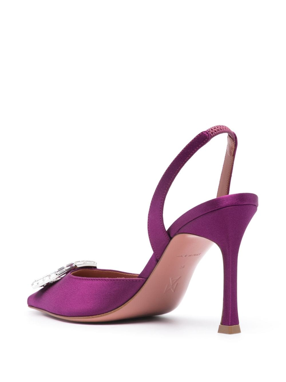 Camelia sling satin pumps