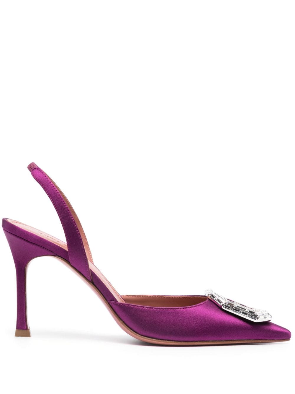 Camelia sling satin pumps