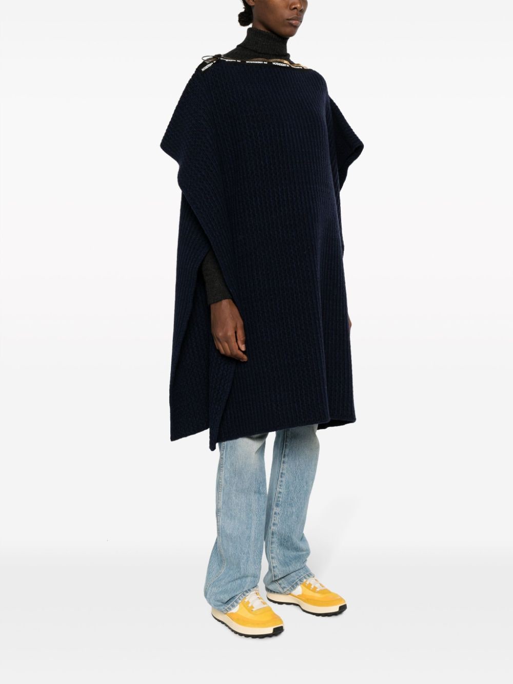 Swann wool poncho