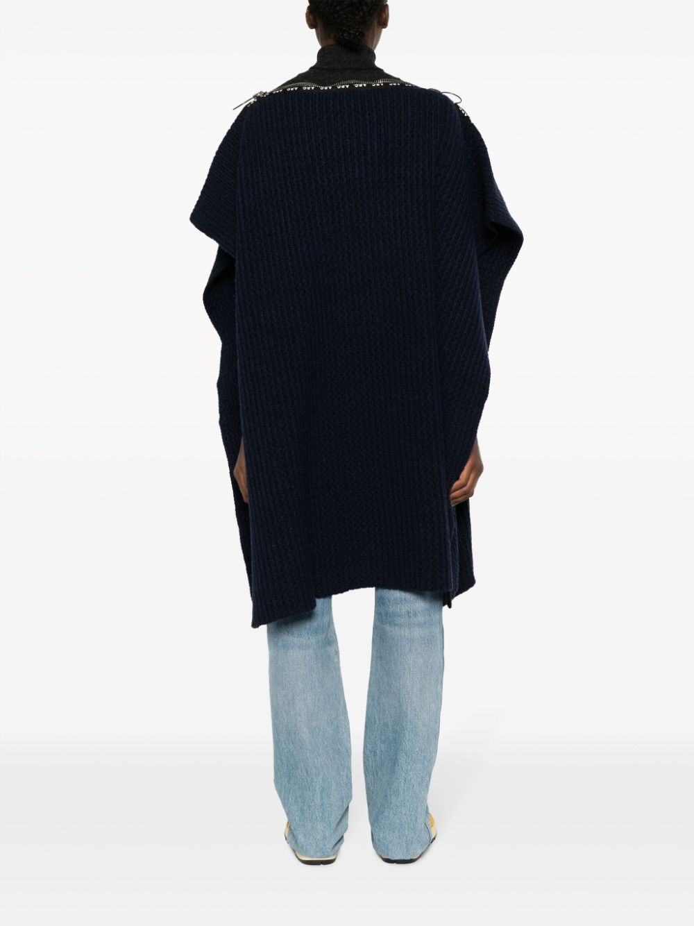 Swann wool poncho