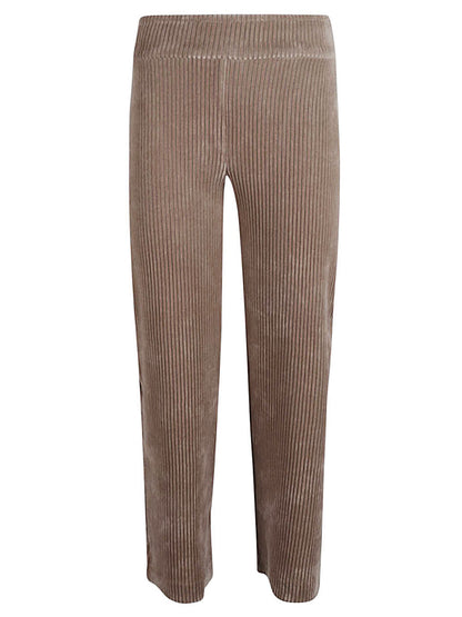 Corduroy cropped trousers