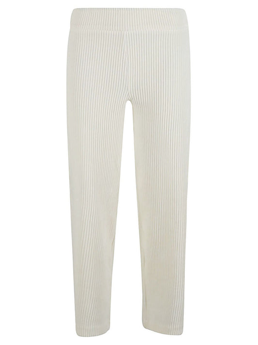 Corduroy cropped trousers