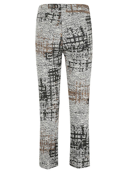 Cotton blend trousers