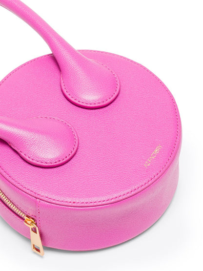 Leather mini crossbody bag