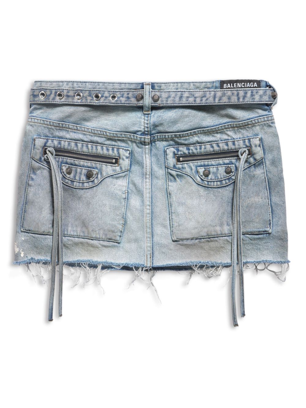 Cagole denim mini skirt