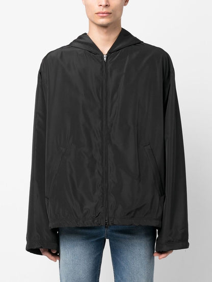 Nylon zipped jacket