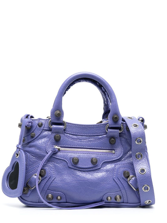 Le cagole small leather shoulder bag
