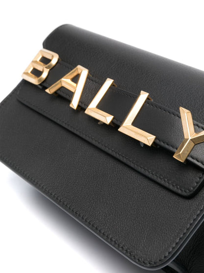 Logo leather crossbody bag