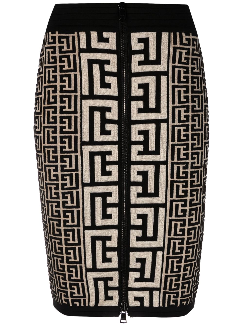 Monogram high waist skirt