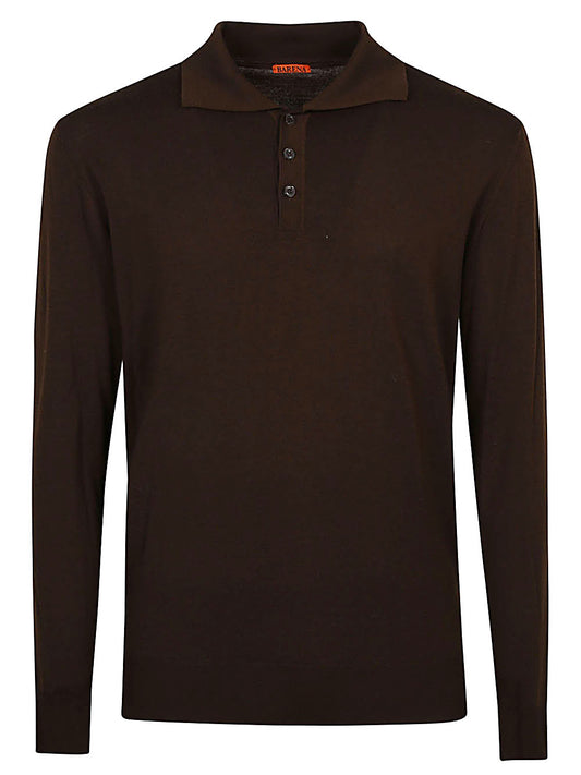 Merino wool polo shirt