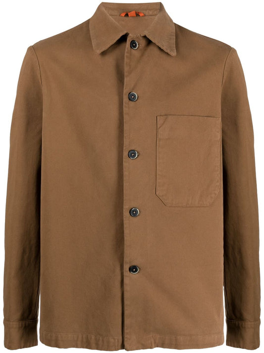 Wool overshirt jacket