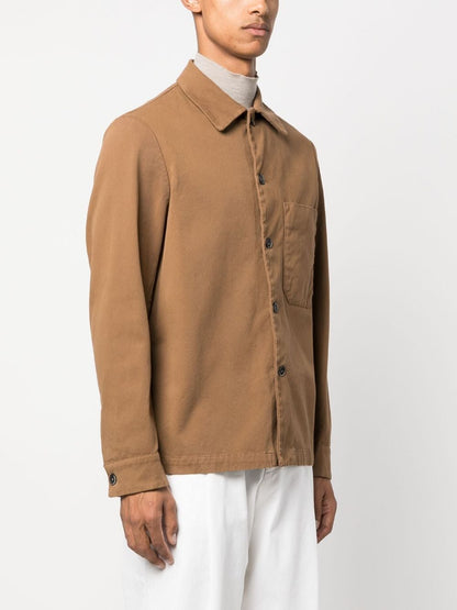 Wool overshirt jacket