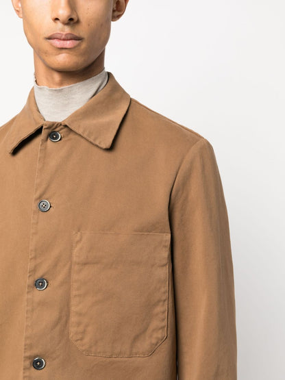 Wool overshirt jacket