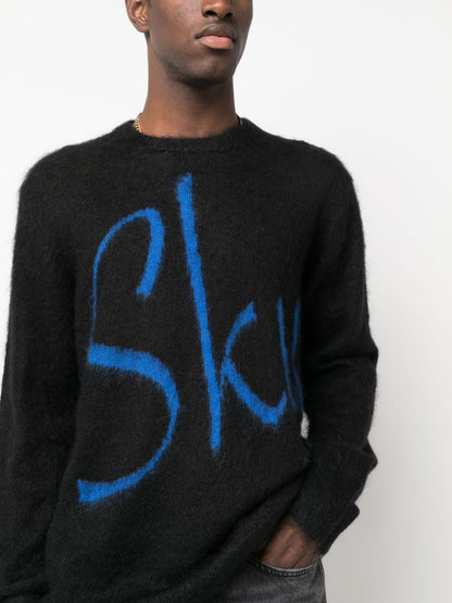 Logo wool blend sweater