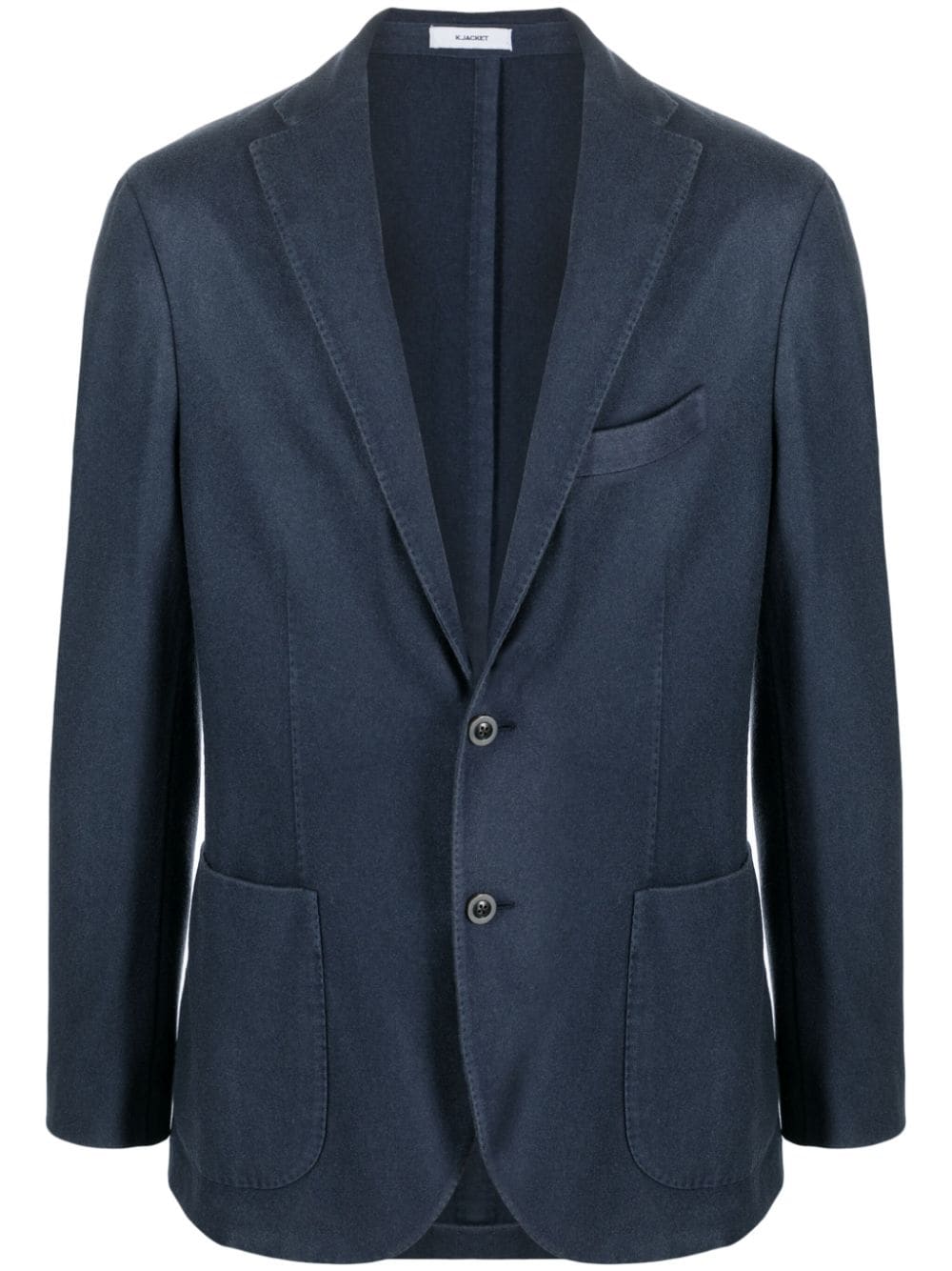 Single-breasted cashmere jacket