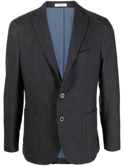 Double-breasted wool jacket