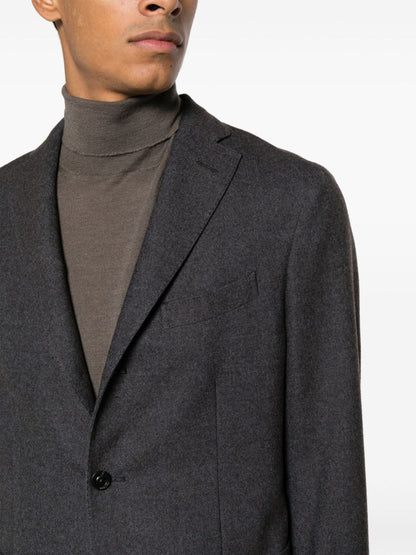 Double-breasted wool jacket