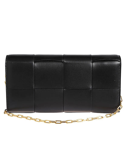 Leather wallet on chain