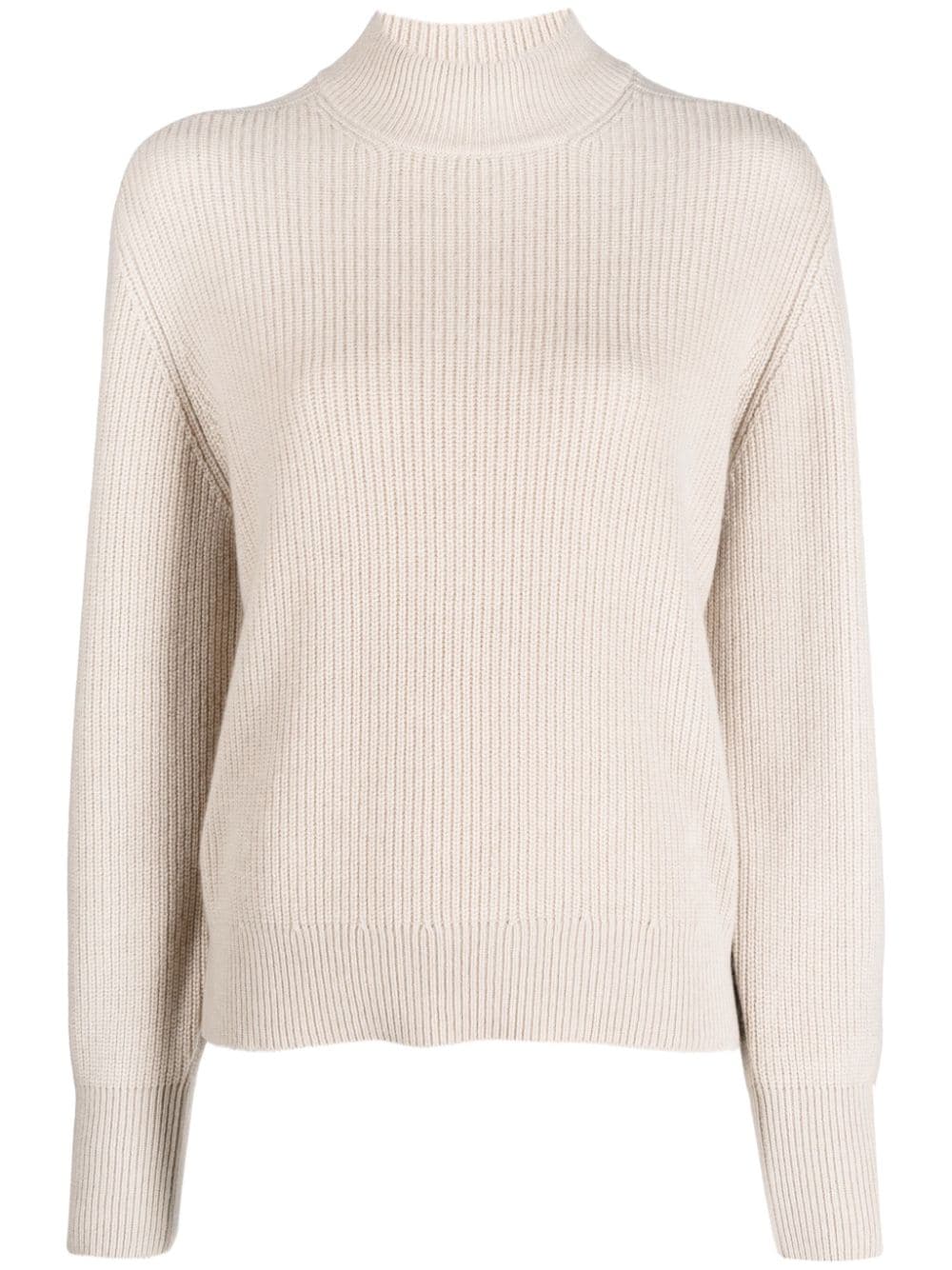 High neck cashmere sweater