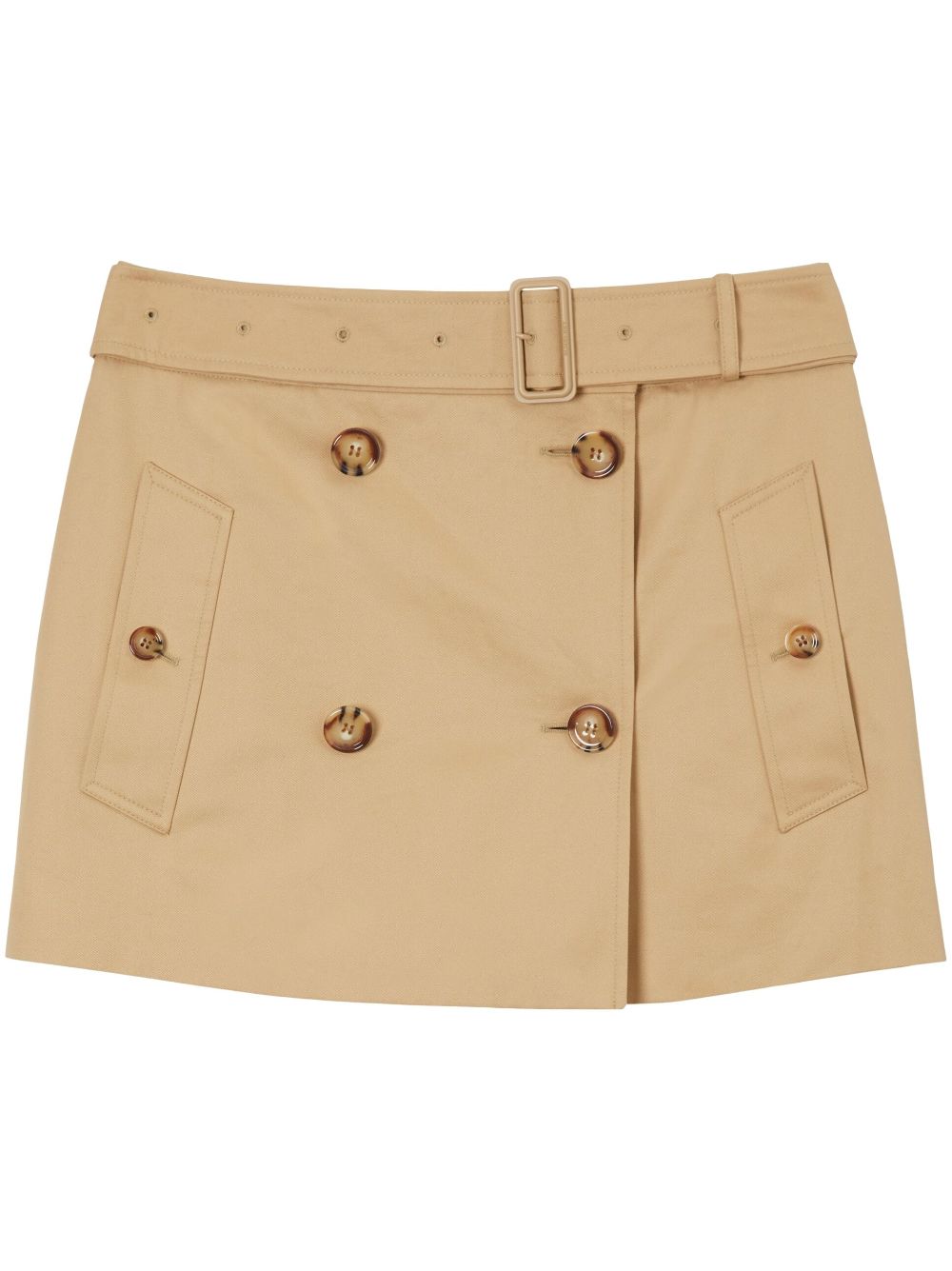 Cotton mini skirt