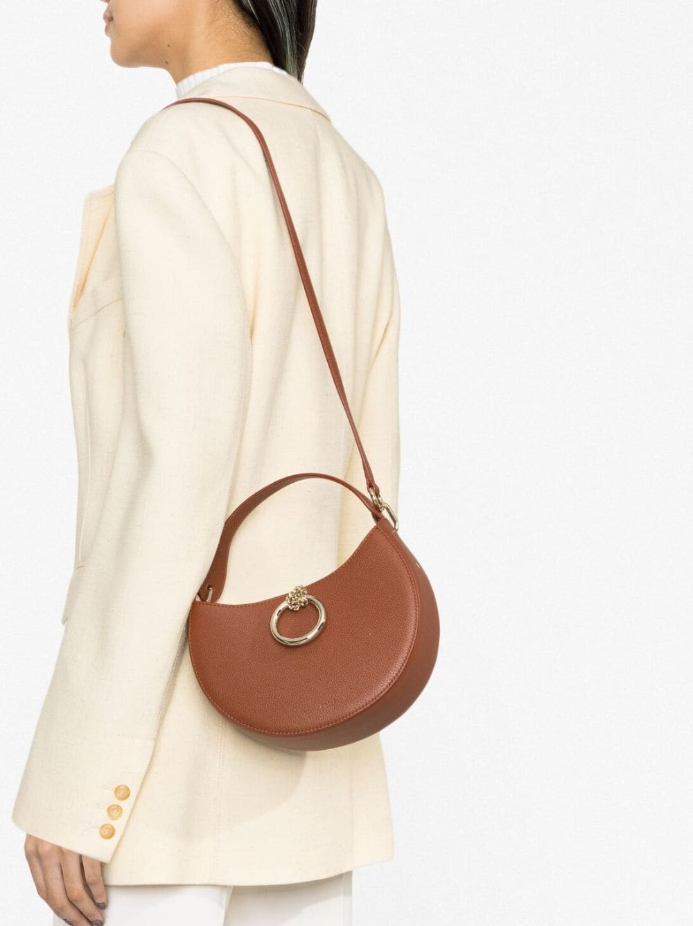 Arlène leather crossbody bag