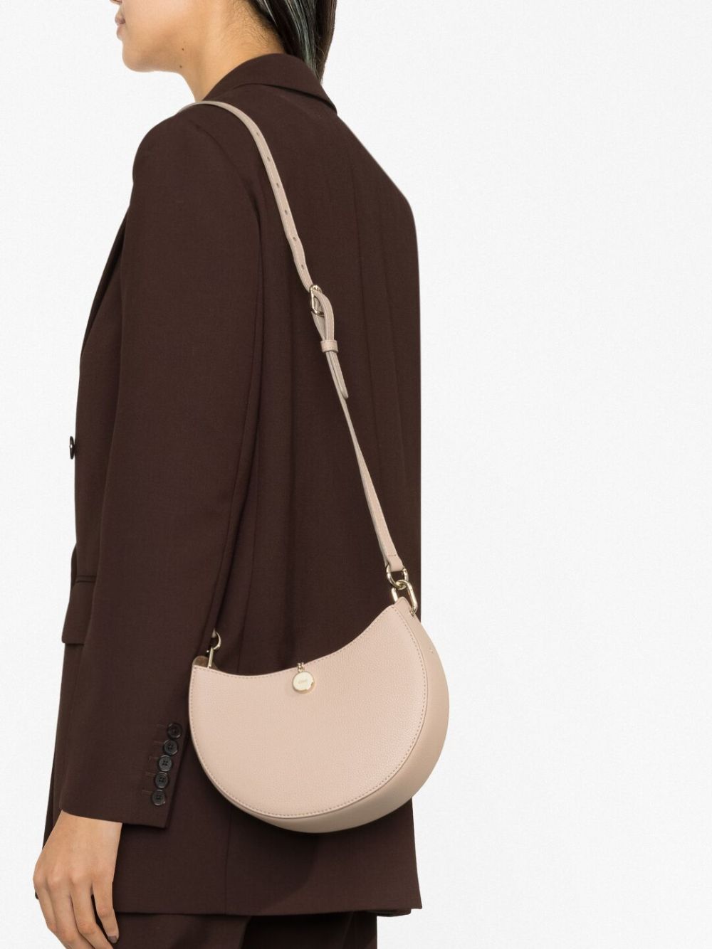 Arlène leather crossbody bag