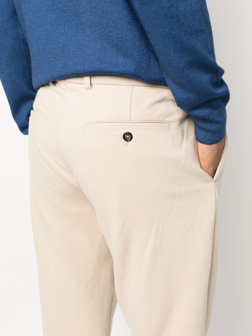 Drawstring cotton trousers