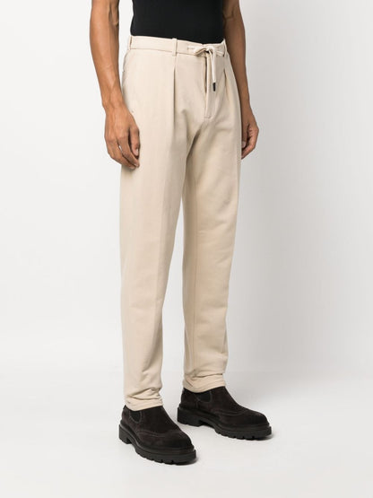 Drawstring cotton trousers