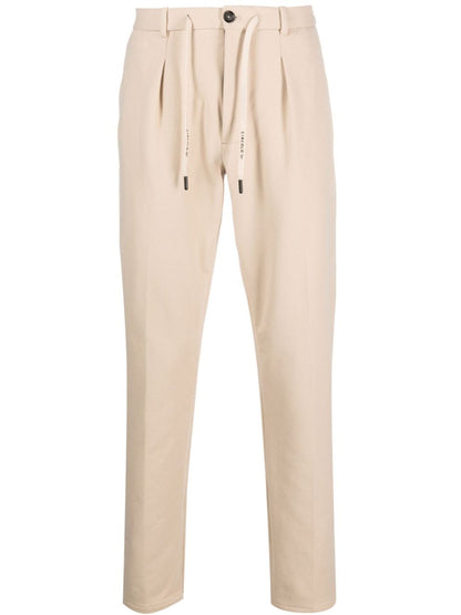 Drawstring cotton trousers