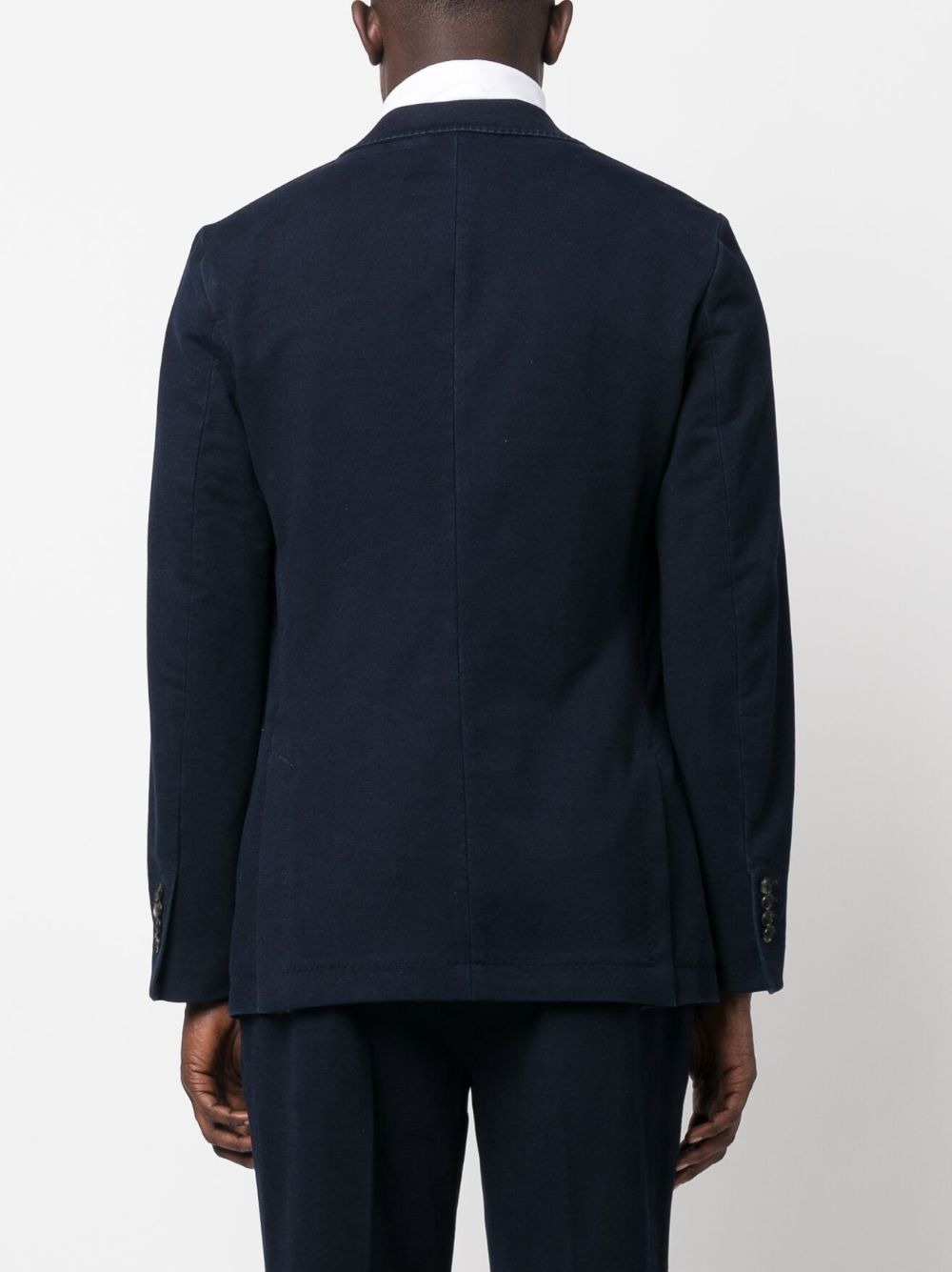 Single-breasted cotton jacket