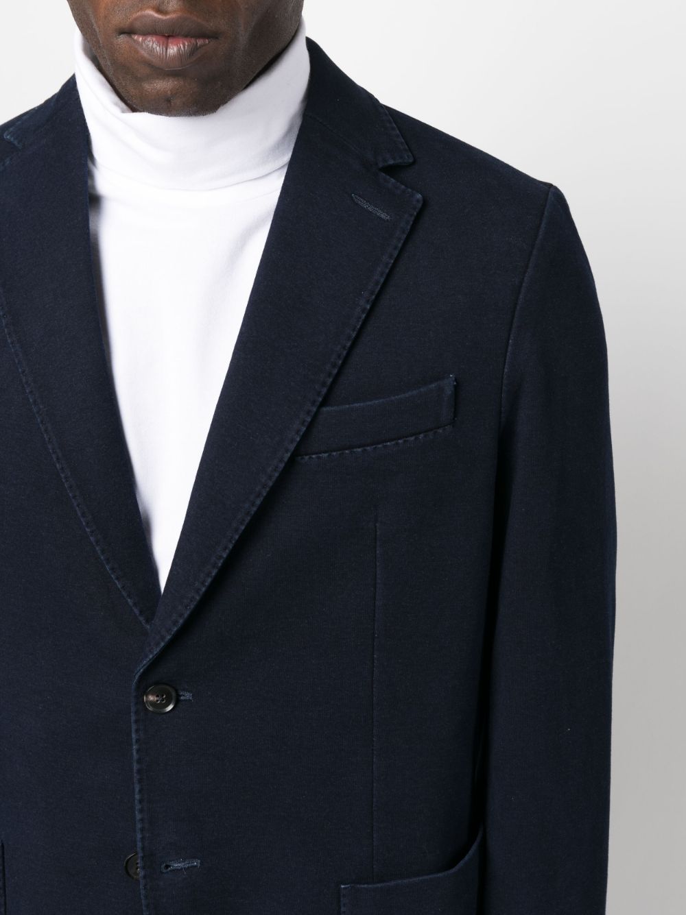 Single-breasted cotton jacket