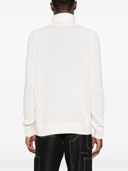 Wool turtleneck sweater