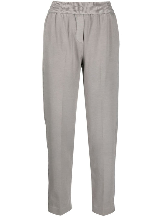 Drawstring cotton trousers