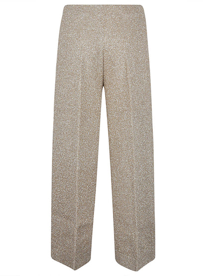 Viscose wide leg trousers