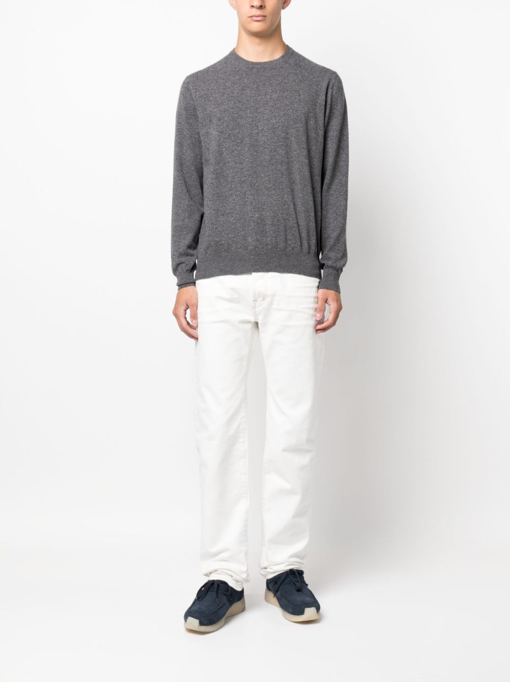 Cashmere crewneck sweater