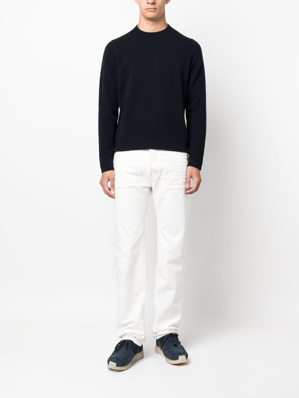 Cashmere crewneck sweater