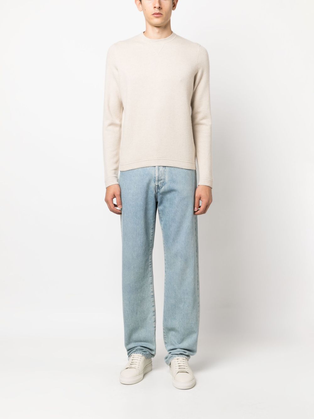 Cashmere crewneck sweater