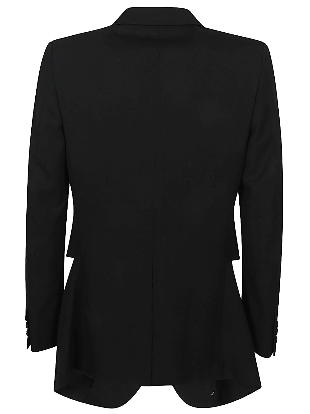 Single-breasted wool jacket