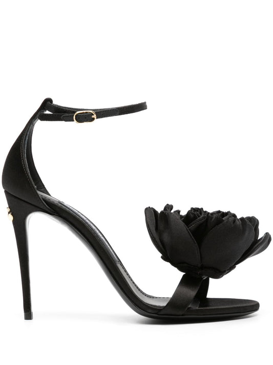 Keira satin heel sandals